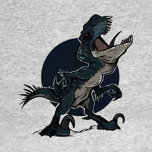 Night Fury: The Dinosaur in Blue and Black by WorldDinosaurs